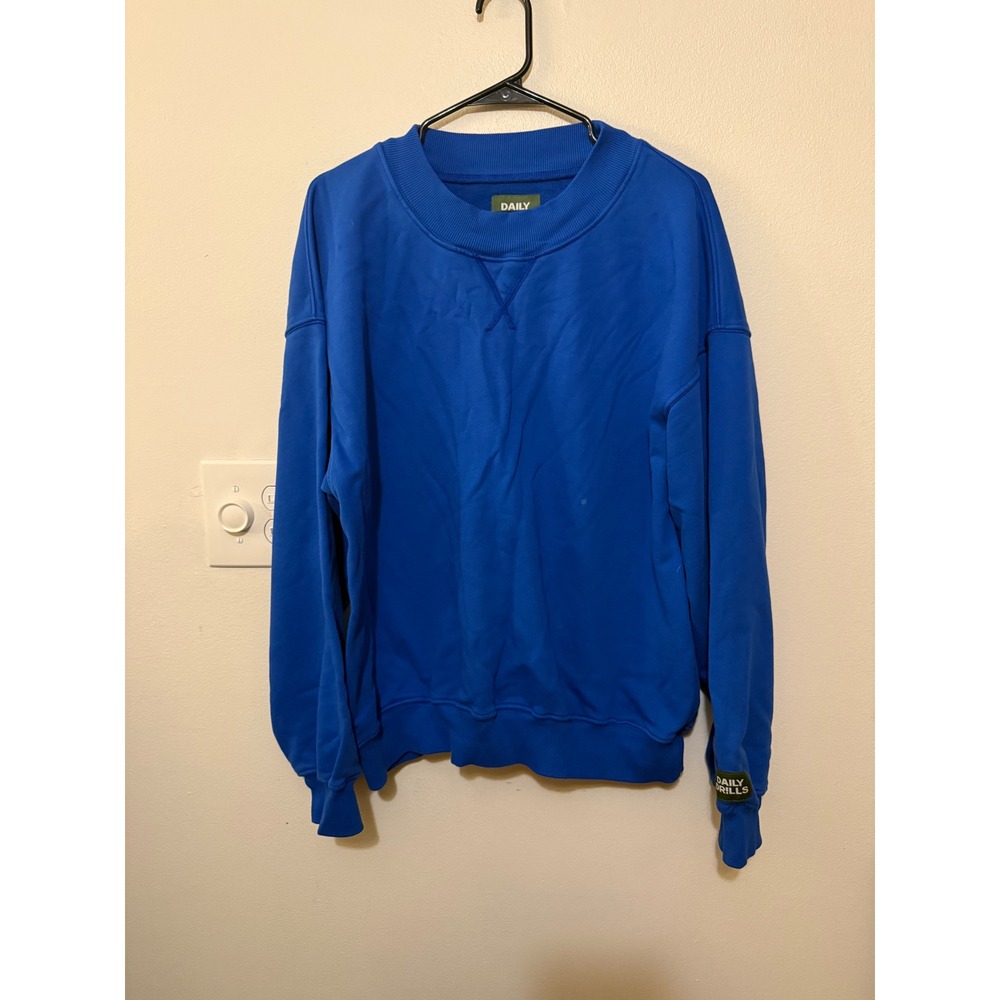 Daily Drills Vintage Crewneck Cobalt Size M/L